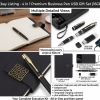 Business Gift Set with Notebook, Pen, Power Bank and USB Drive, 4-Piece - Image 4