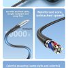 240W Nylon Braided Cable LED Charger Cable for USBC to USBCFast Charging for Samsung iPhone and Android Devices. - Image 7